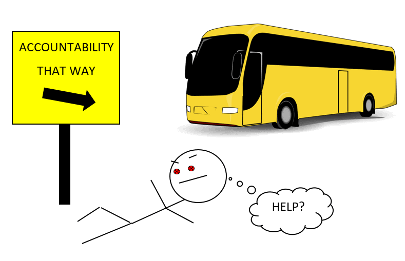 accountability under bus comic