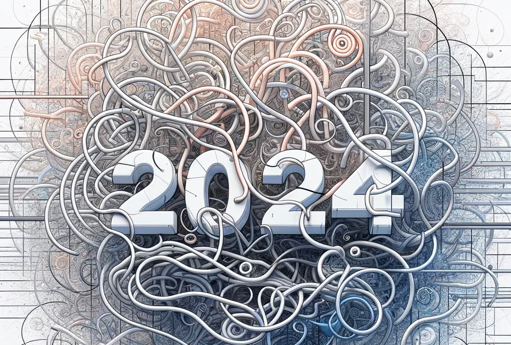 the year 2024 with visualization of confusion